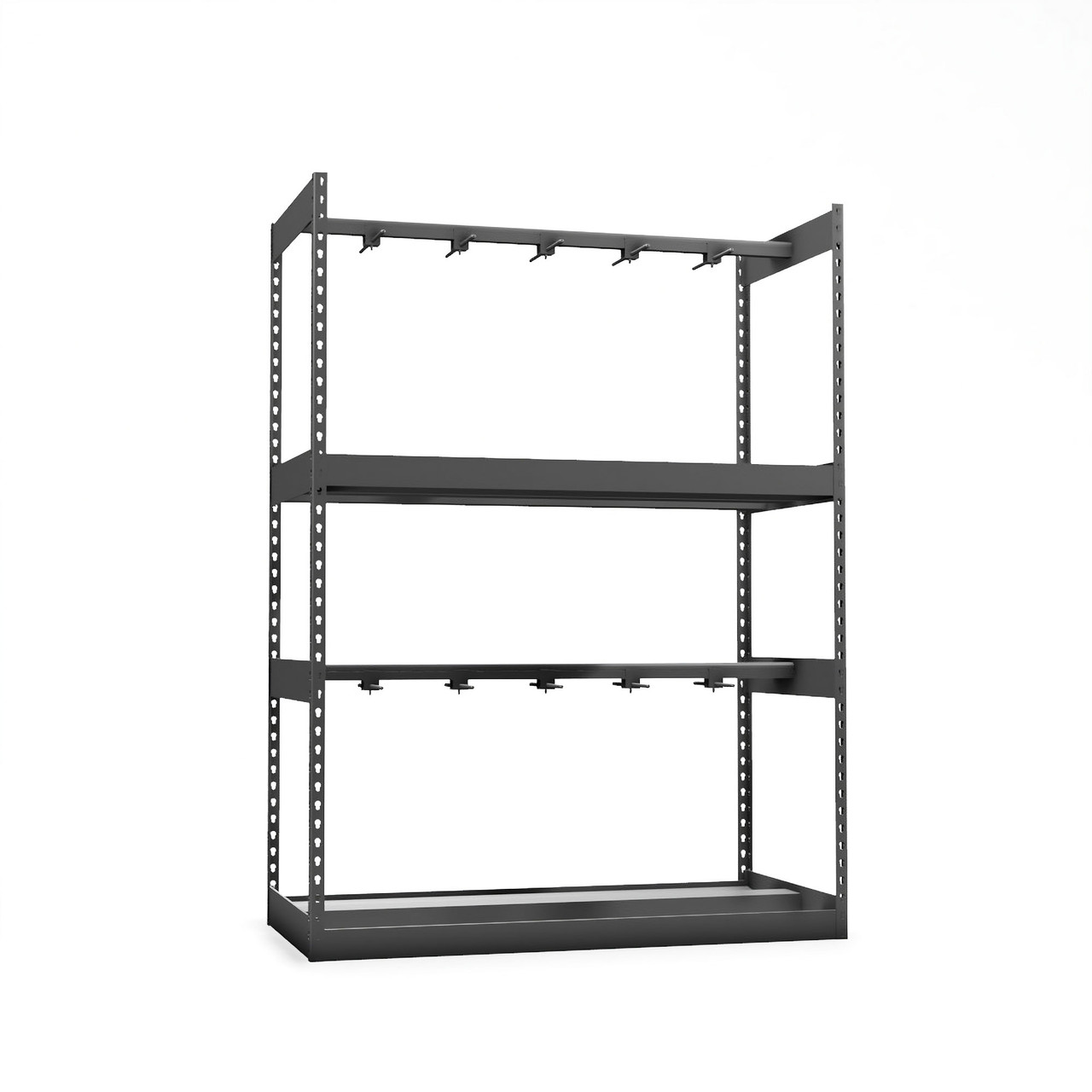 Golf Club Bag Storage, 60" W x 30" D x 82" H, 20 Standard or 16 Pro Bags