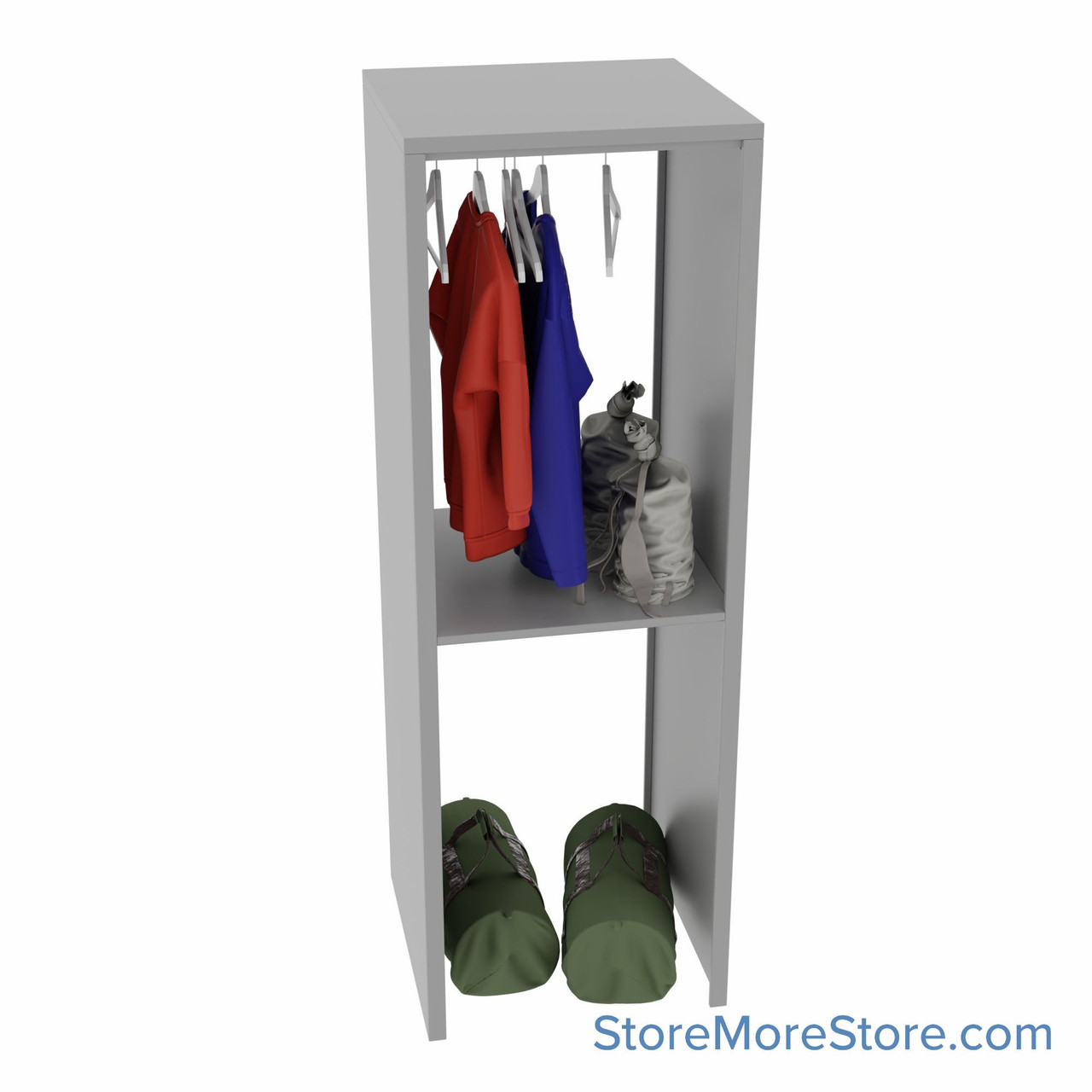 Athletic Shelving, 30" W x 30" D x 88" H