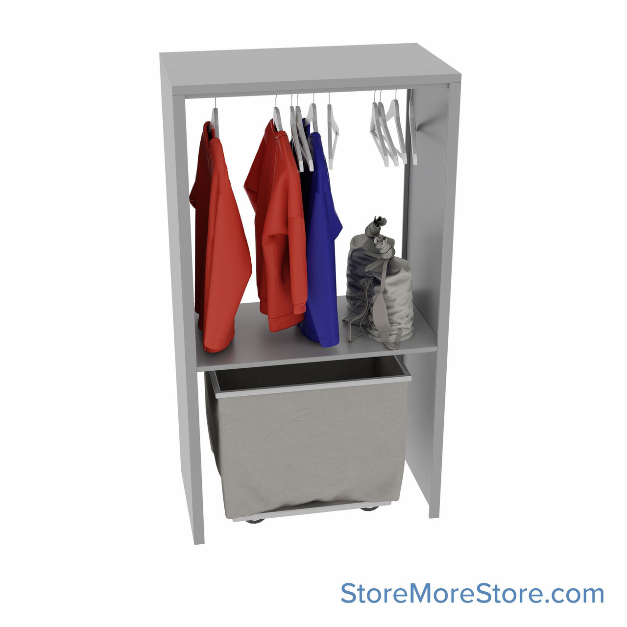 Athletic Shelving, 42" W x 24" D x 88" H