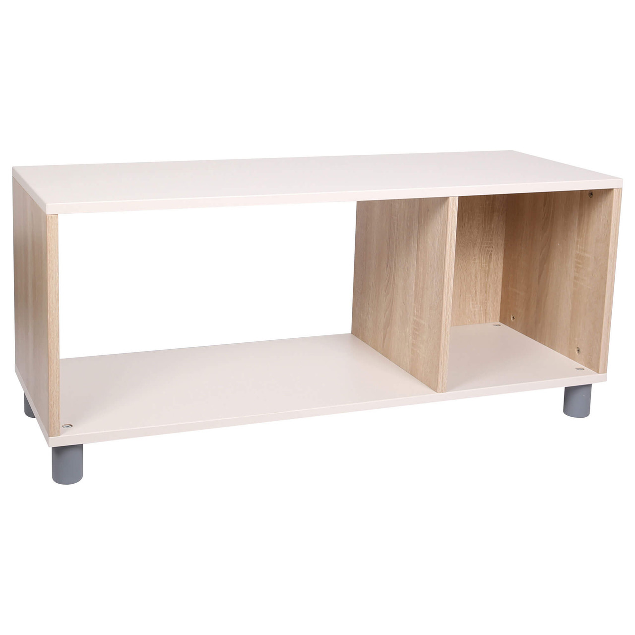 Toddler Single-Layer Storage Shelf, Cubbies, 2 Compartments