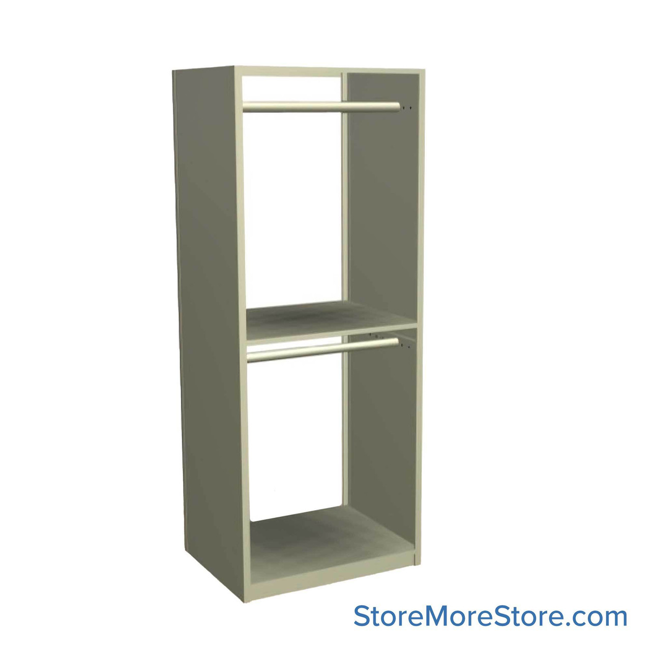 Garment Hanging Rack, 36" W x 30" D, 2 Tiers