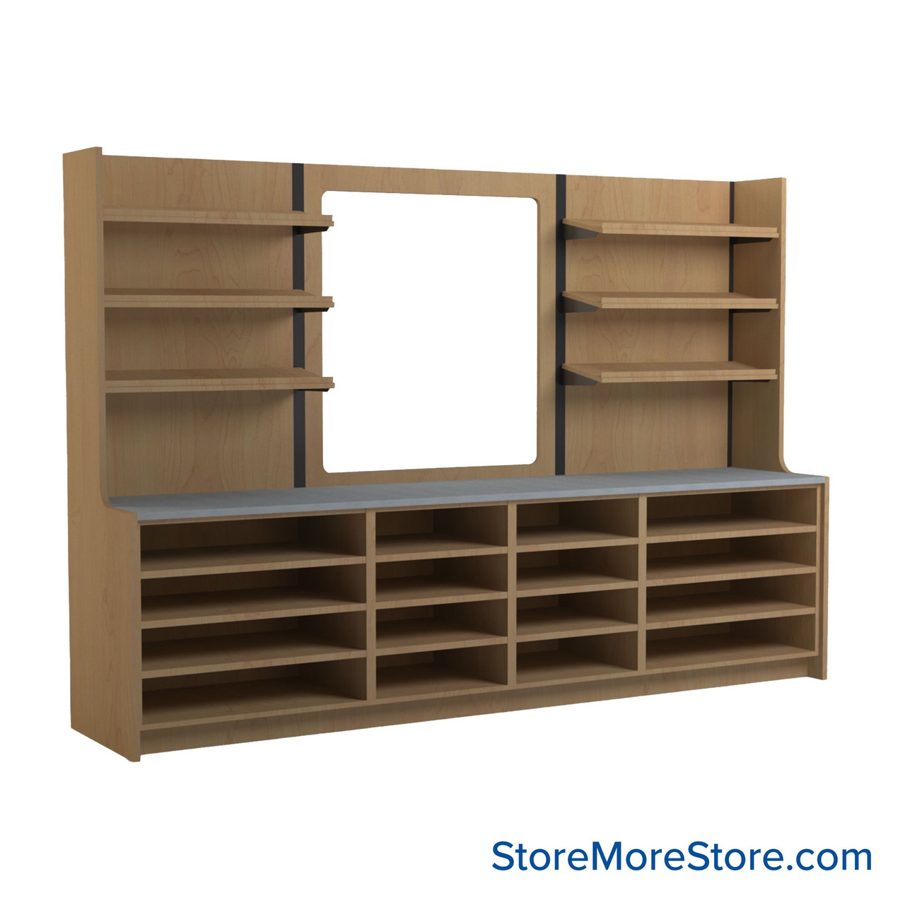 Pharmacy Cabinets, 120" W x 26" D, 10" Wide - Option 3