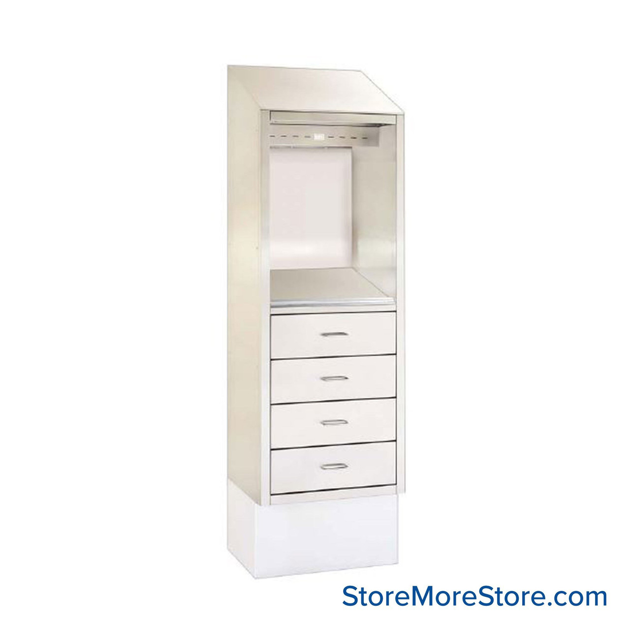 Stainless Steel Drawer Cabinet, 24" W x 18" D x 81" H