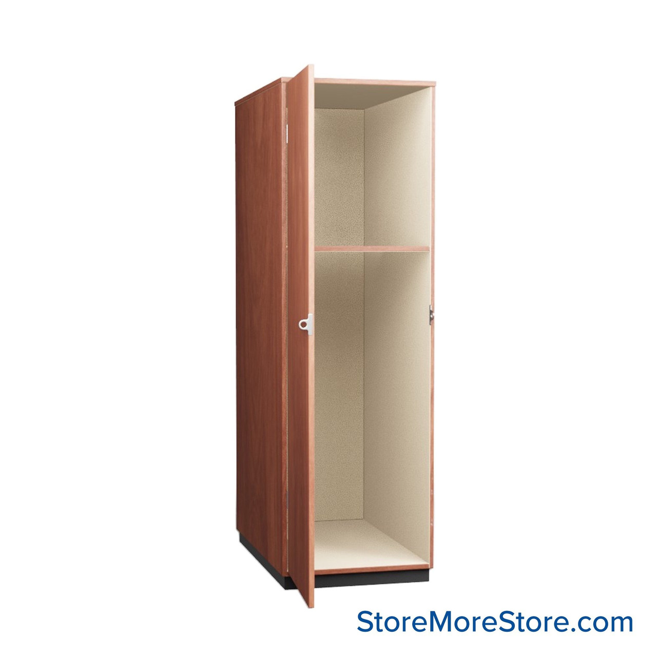 Instrument Storage Cabinets, 27" W, One 25.5"H & One 52"H Compartments, Laminate Doors Swinging Left