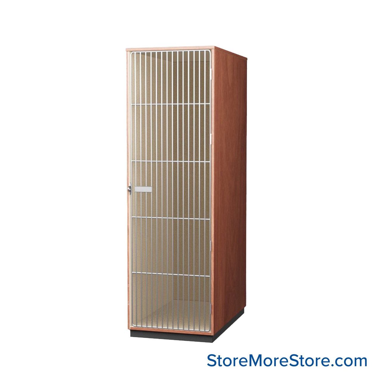 Instrument Storage Cabinets, 27" W, One 78.375"H Compartments, Individual Grille Doors Swinging Right