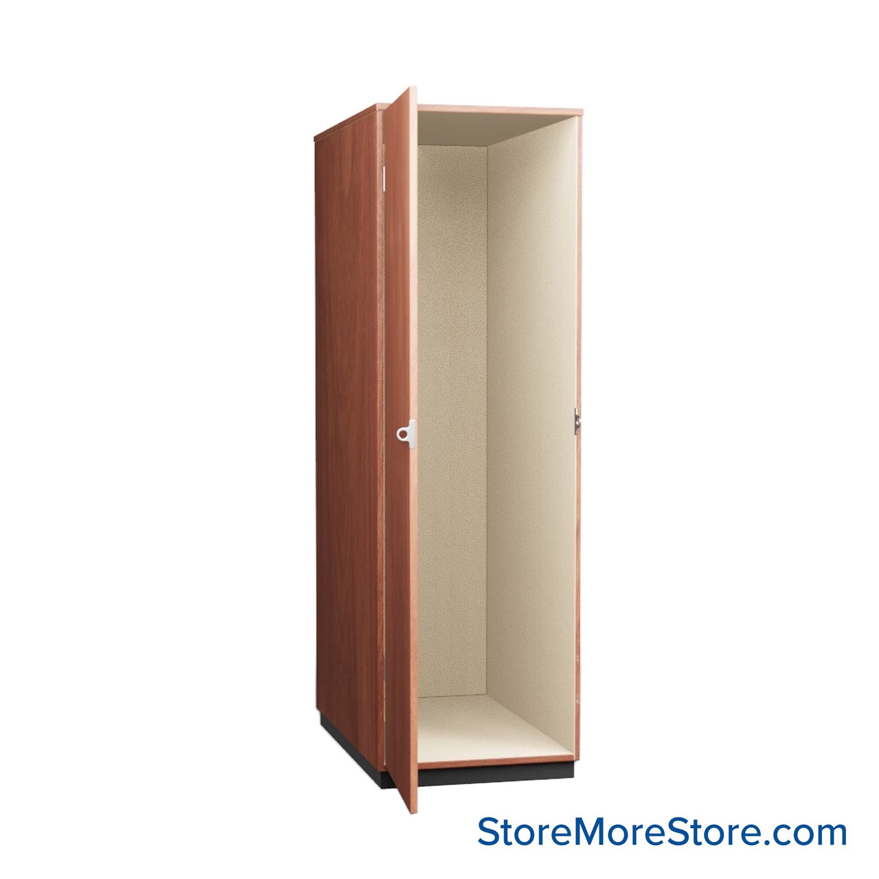 Instrument Storage Cabinets, 27" W, One 78.375"H Compartments, Laminate Doors Swinging Left