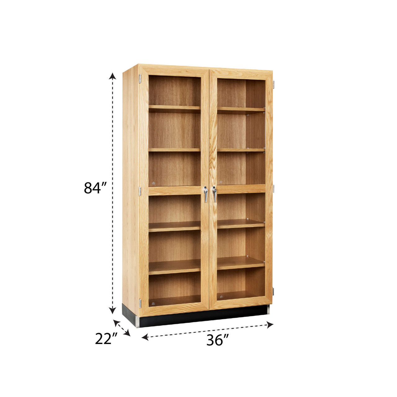 Lab Cabinet with Glass Doors, 36" W