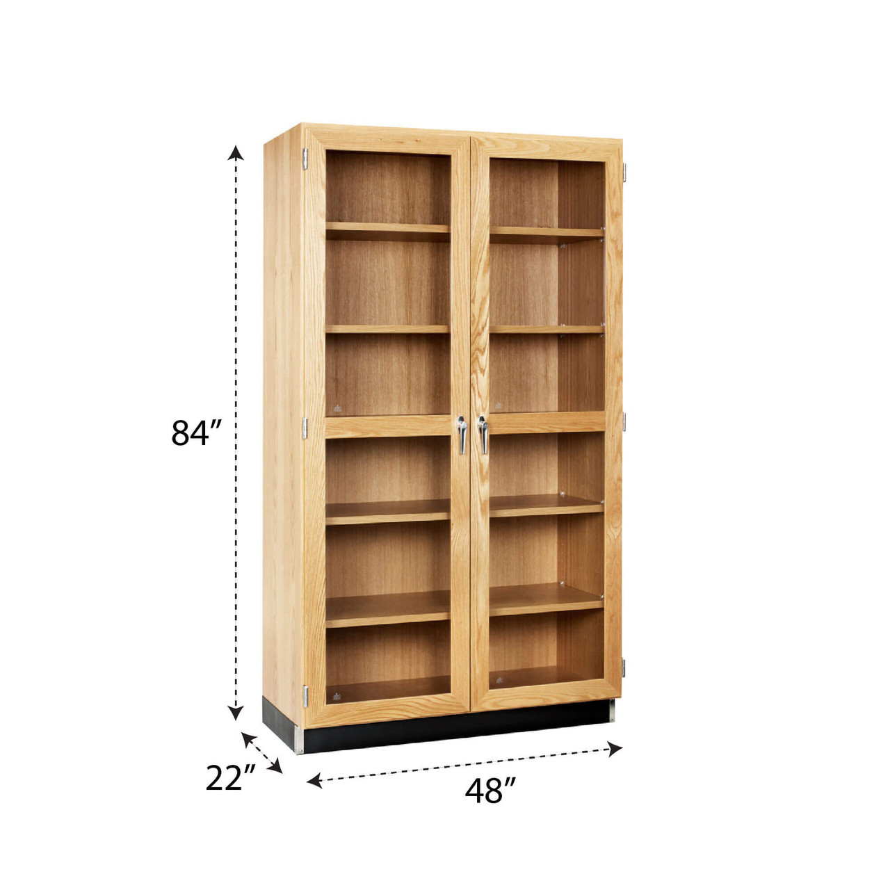 Lab Cabinet with Glass Doors, 48" W