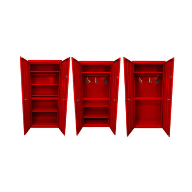 Steel Storage Cabinet with Hanger Bar, 36" W x 21" D x 72" H