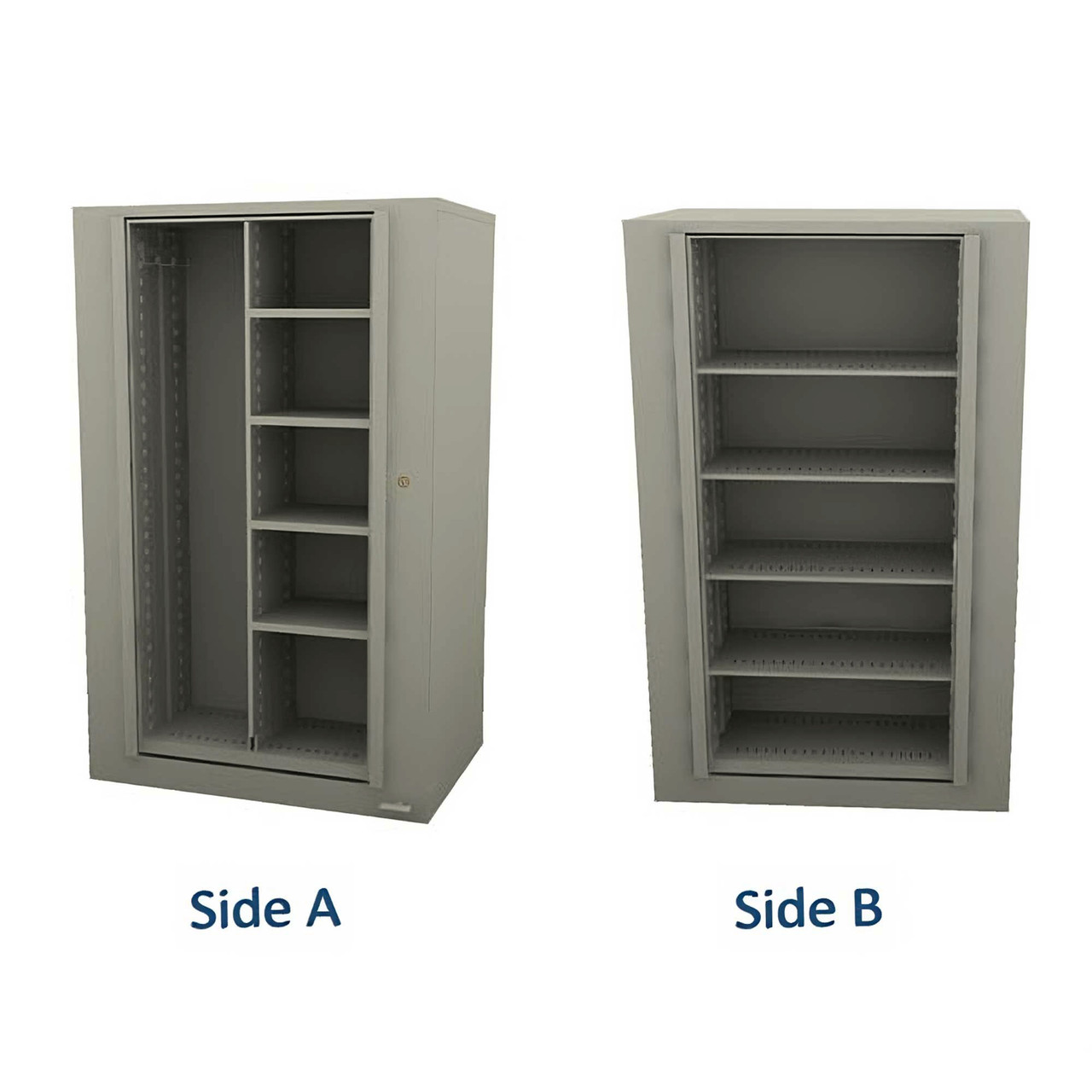 Rotating Wardrobe Cabinet, 61" High