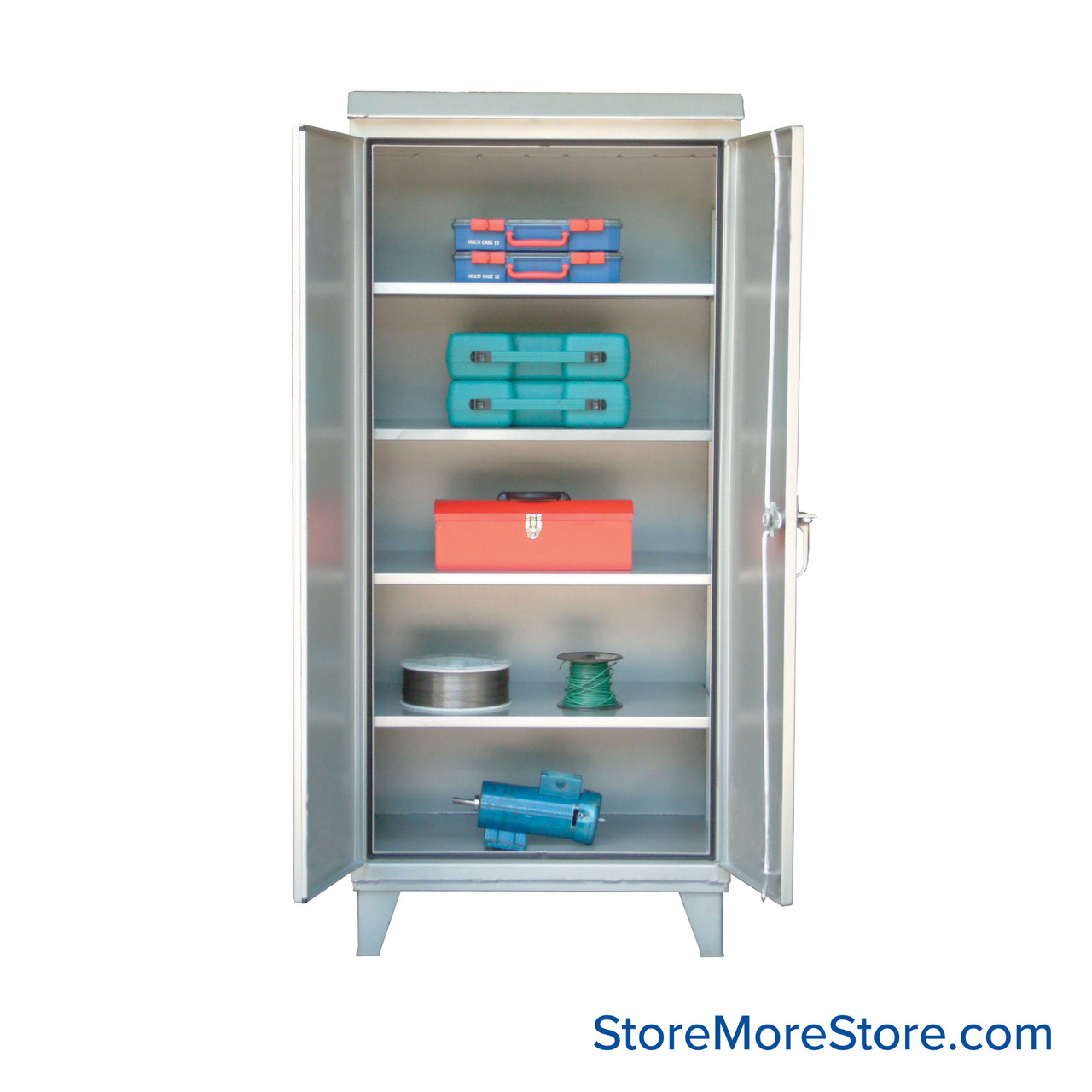 Outdoor Weatherproof Storage Cabinet, 36" W x 80" H