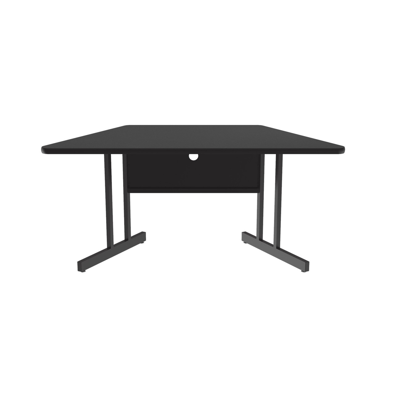 Folding Laptop Tables, 60" W x 30" D, Trapazoid