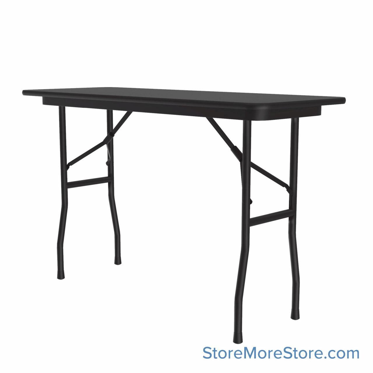 High Pressure Laminate Folding Tables, 48" W x 18" D, Rectangular