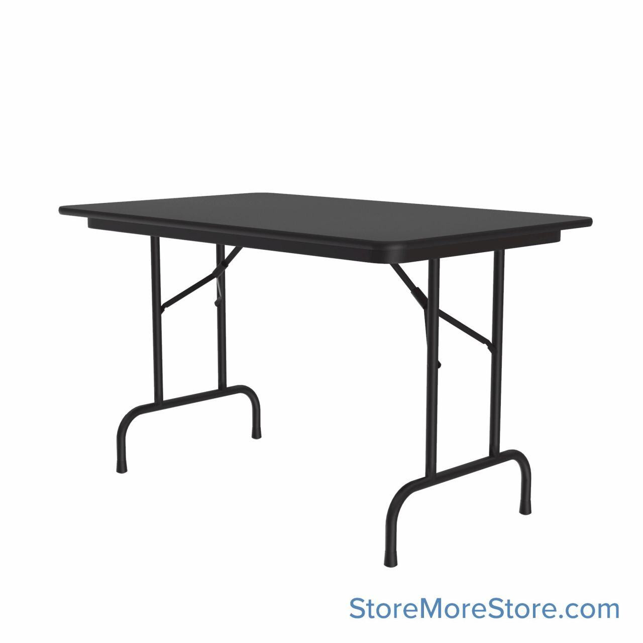 High Pressure Laminate Folding Tables, 48" W x 30" D, Rectangular