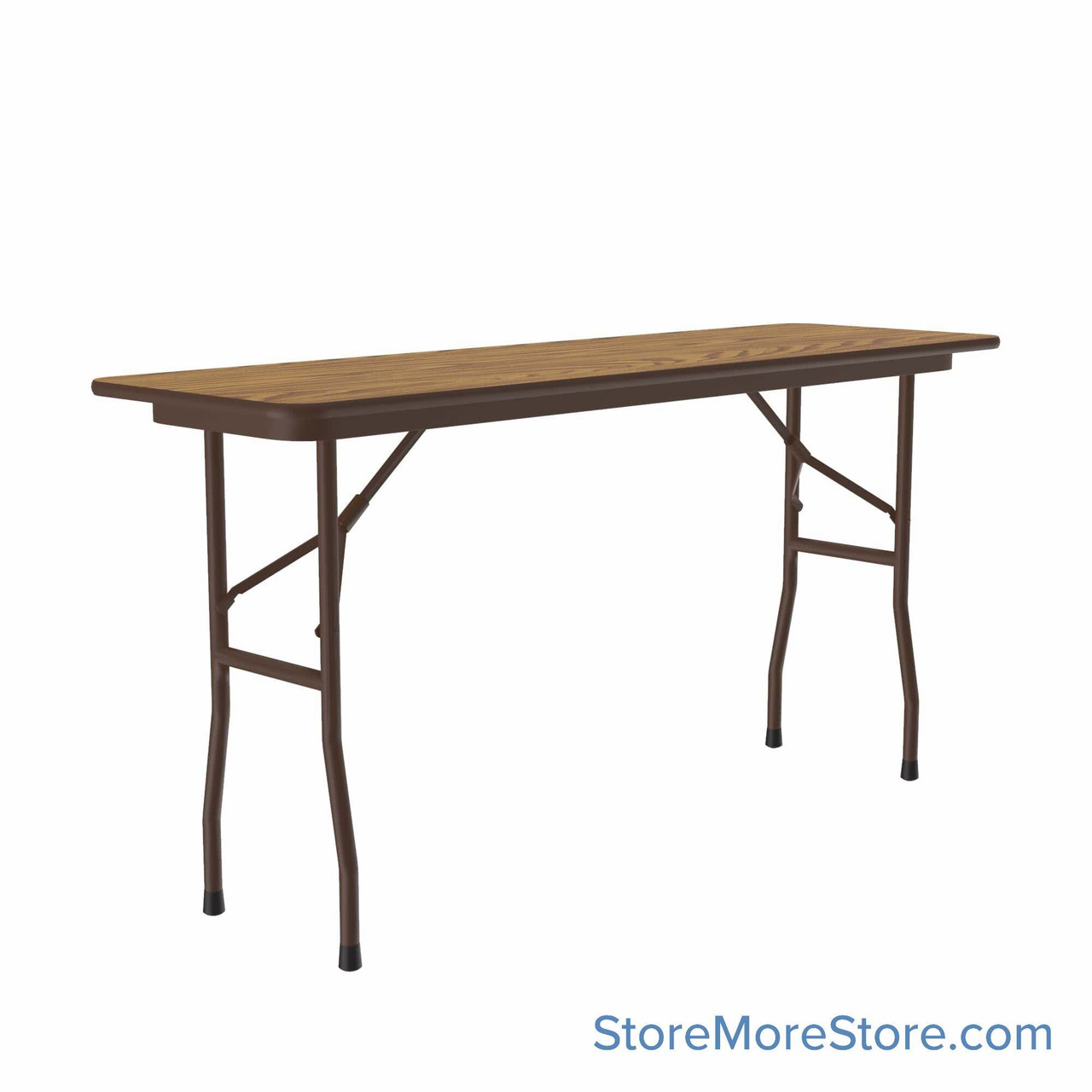 Wood Laminate Folding Tables, 96" W x 18" D, Rectangular