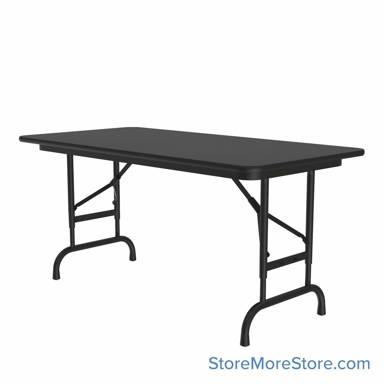 Adjustable Folding Tables, 48" W x 24" D