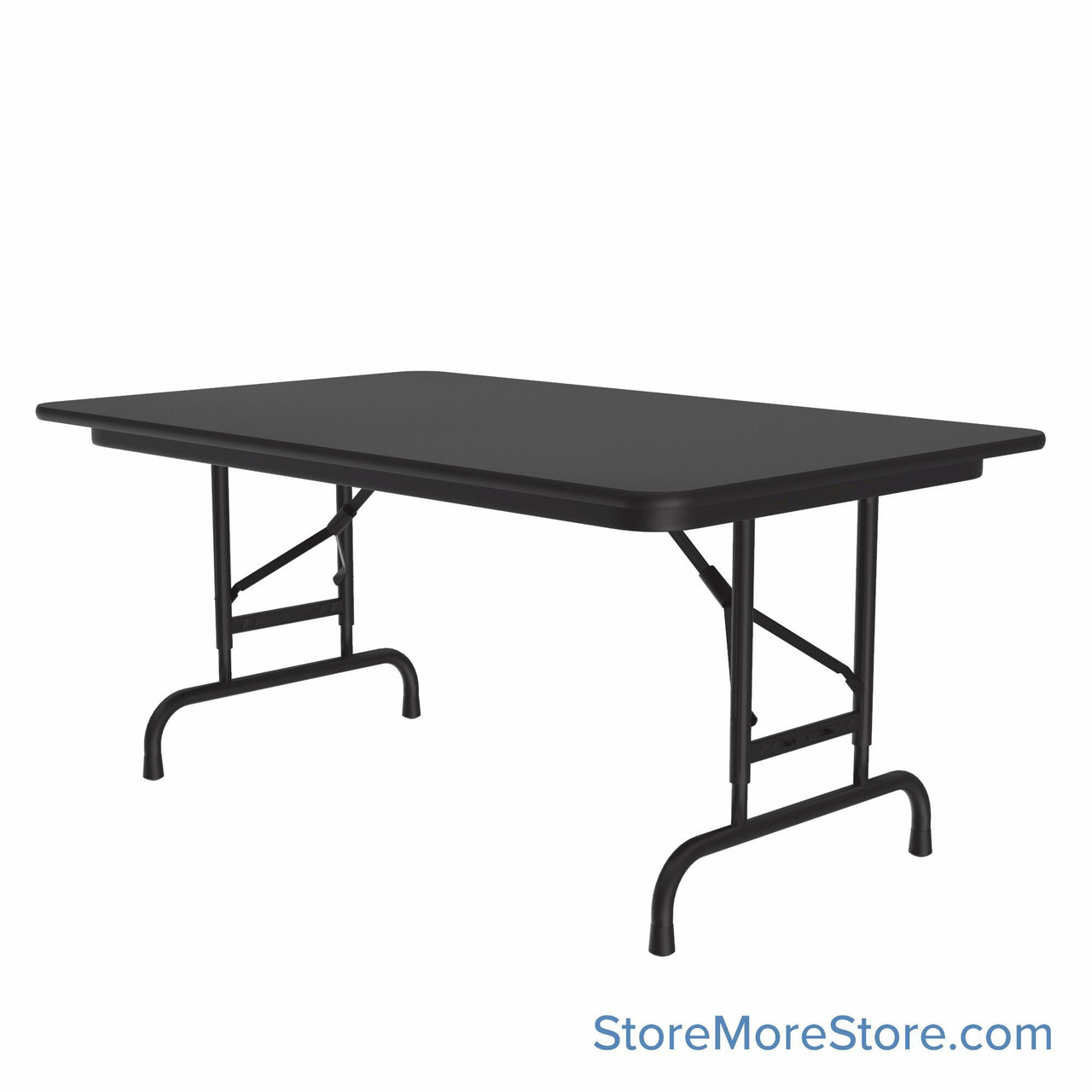Adjustable Folding Tables, 48" W x 30" D