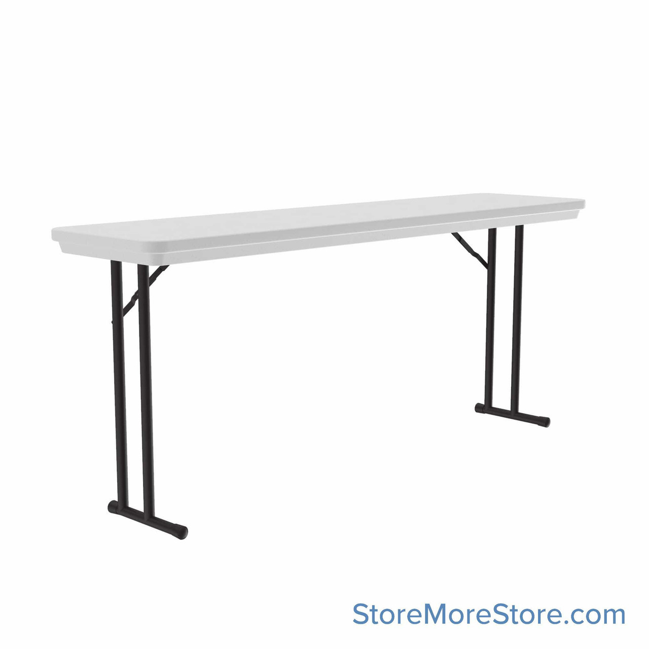 Plastic Folding Tables, 72" W x 18" D, Rectangular