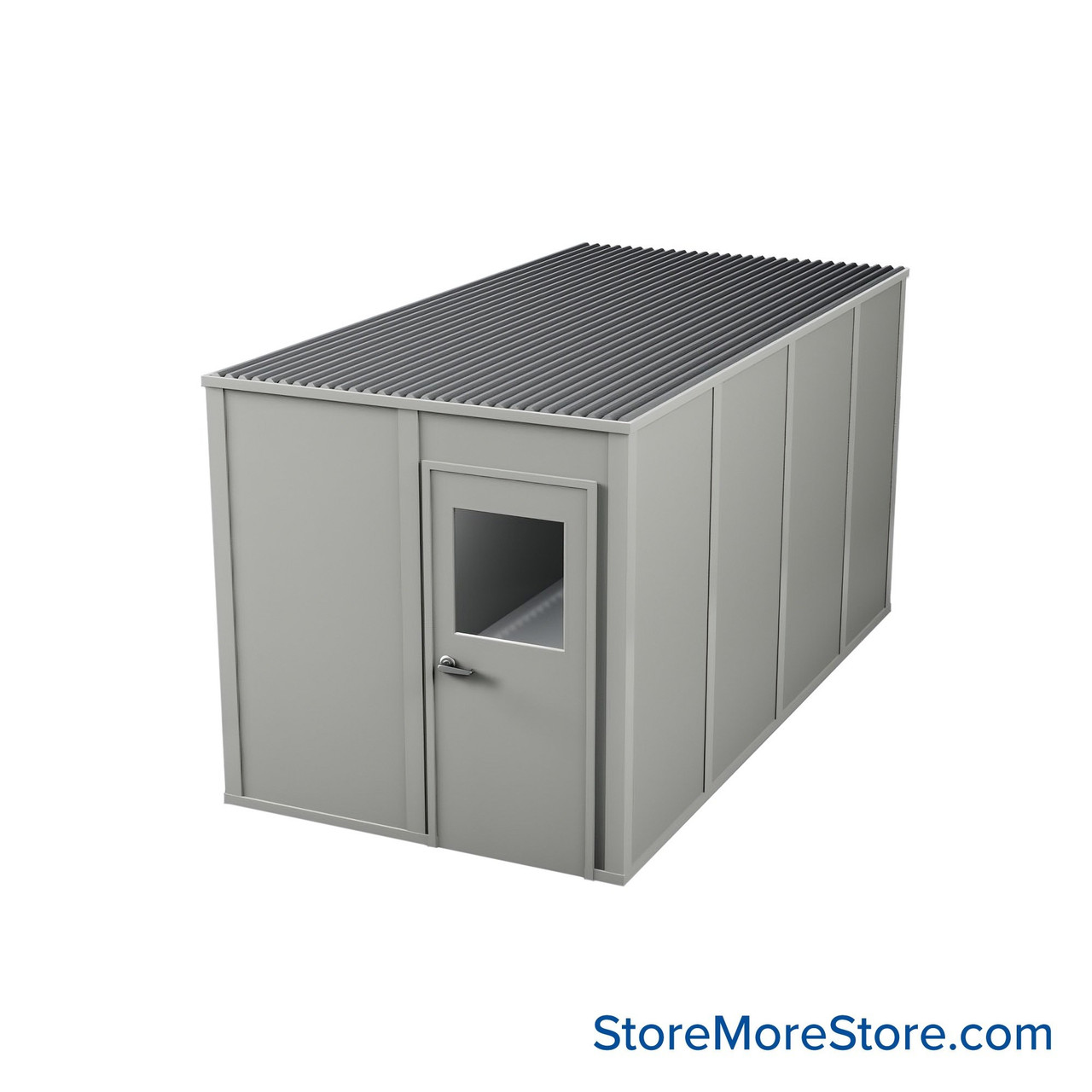 Modular Inplant Office, 100.5" W x 196.5" D x 96" H, 4 Walls