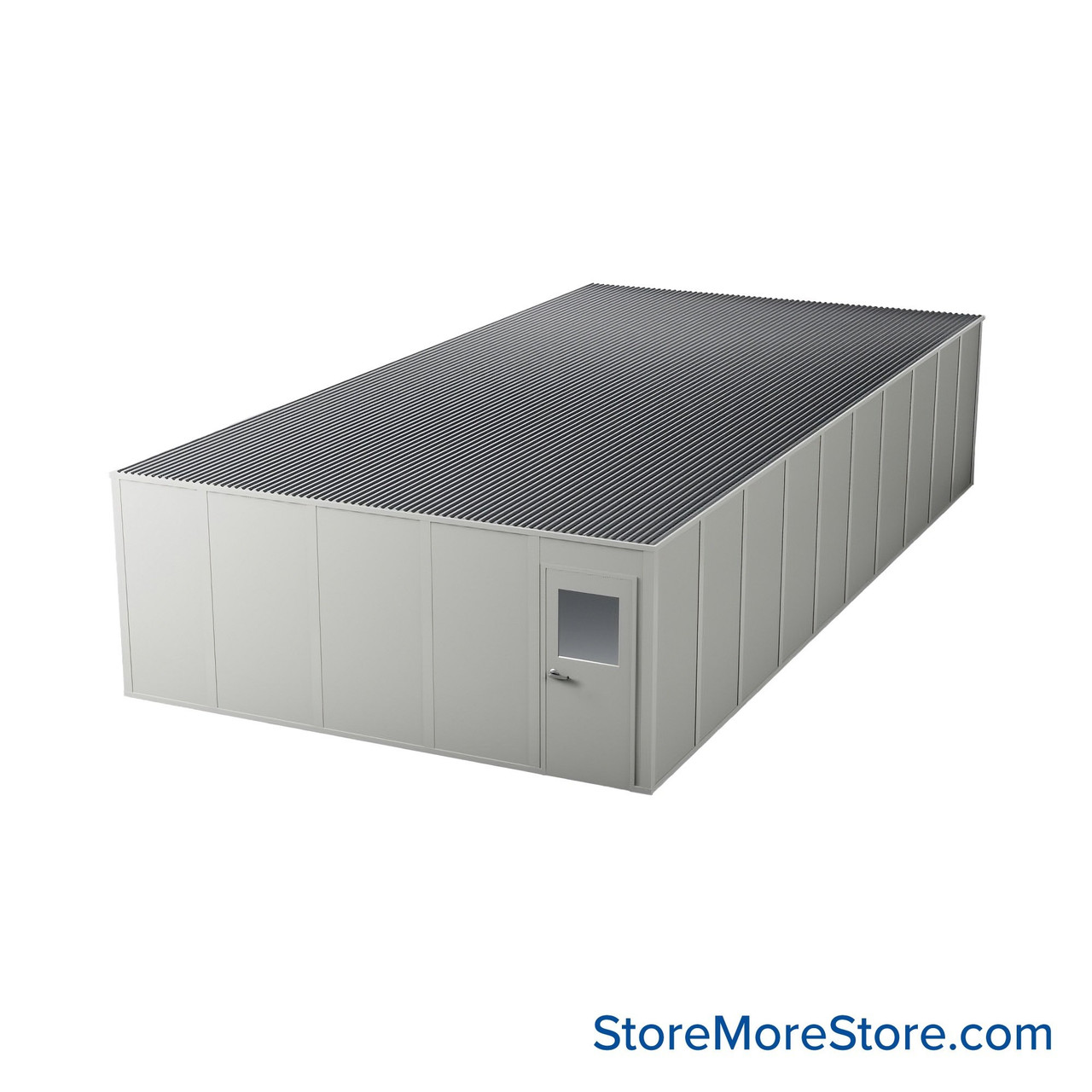 Modular Inplant Office, 241.25" W x 481.25" D x 96" H, 3 Walls