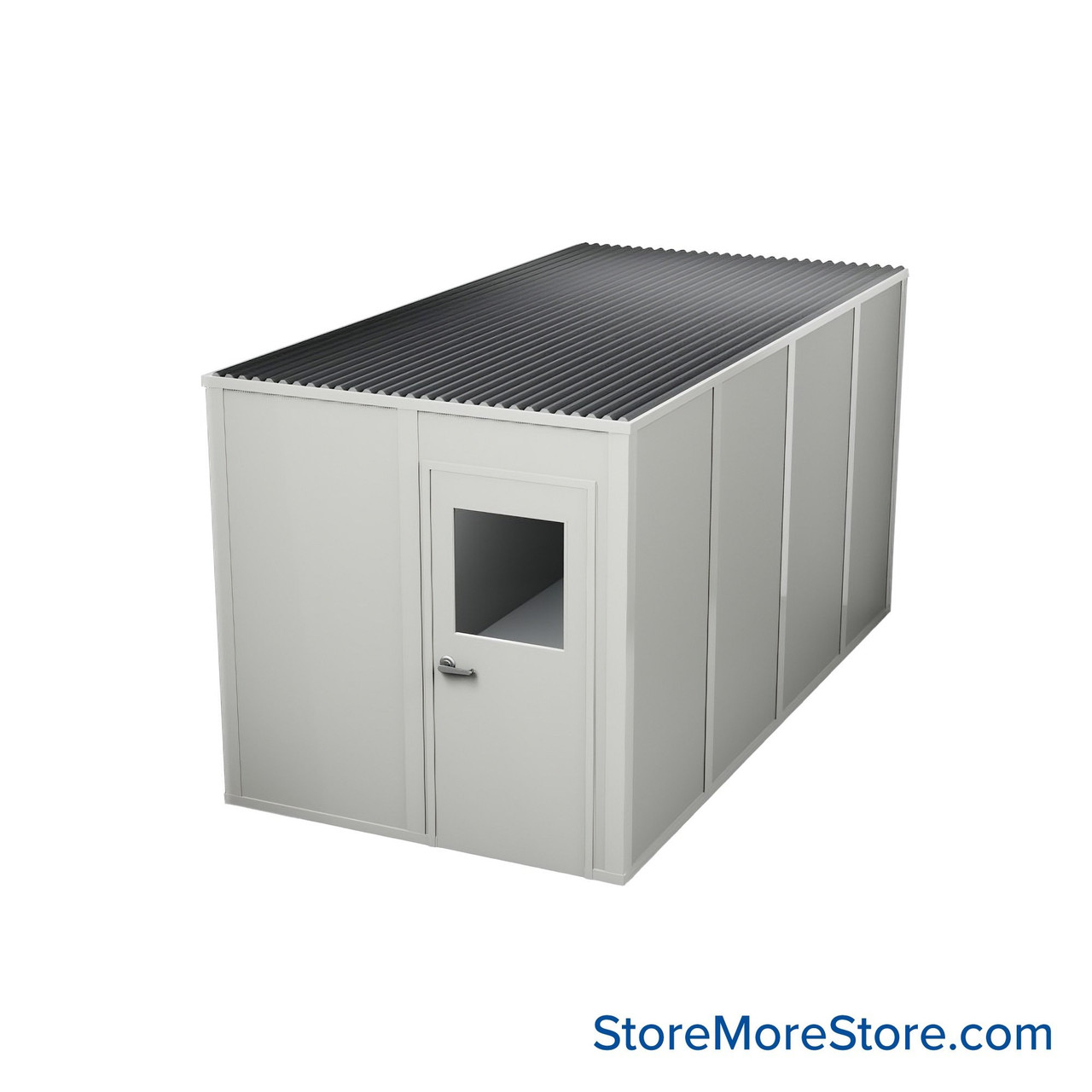 Modular Inplant Office, 97.25" W x 193.25" D x 96" H, 2 Walls