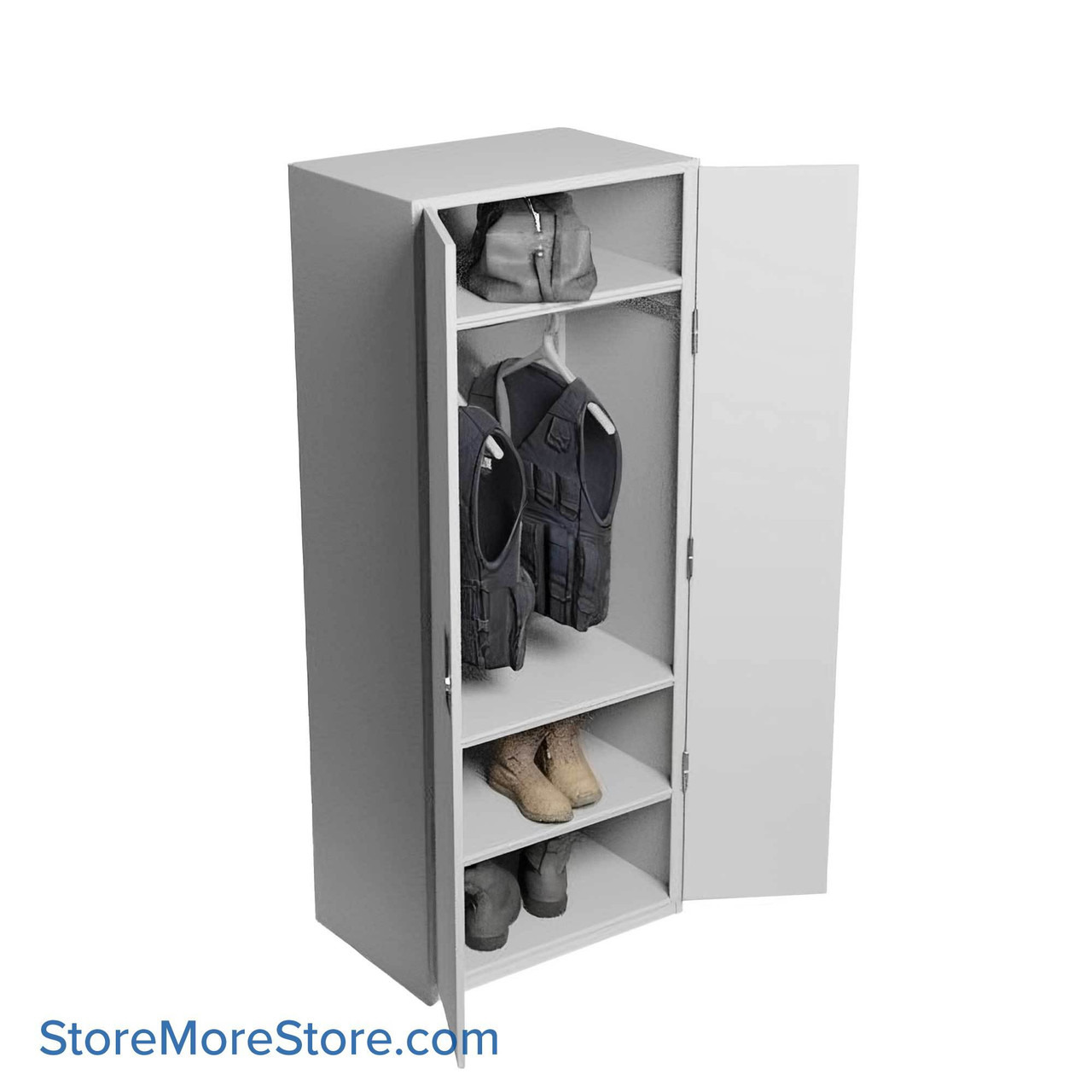 Police Gear Racks, 36" Wide