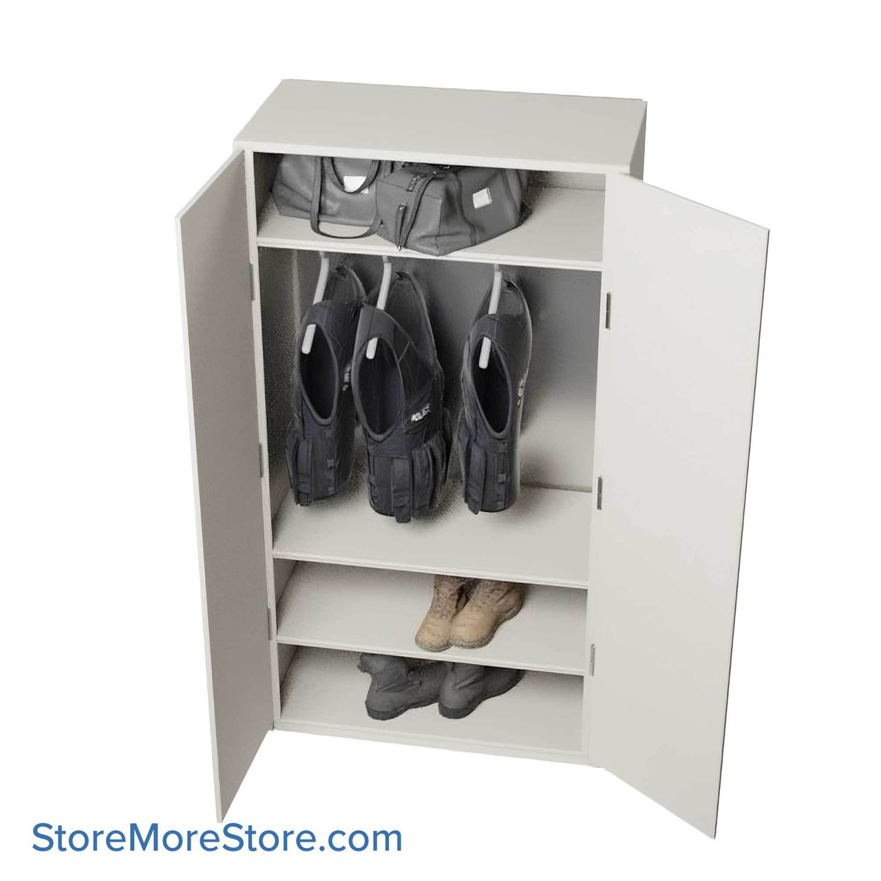 Police Gear Racks, 48" Wide