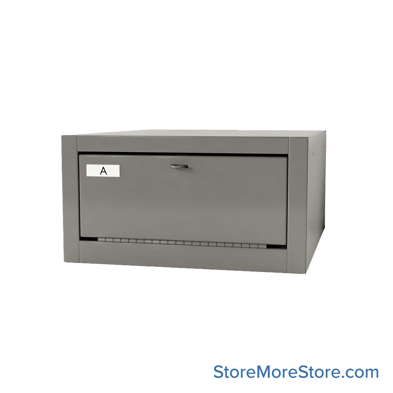 Handgun Lock Box, 8" High, 1 Compartment, Padlock Hasp