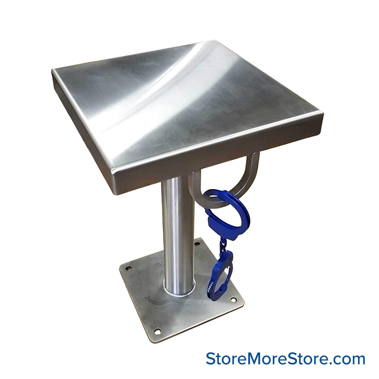 Stainless Steel Detention Bench, 12" Wide