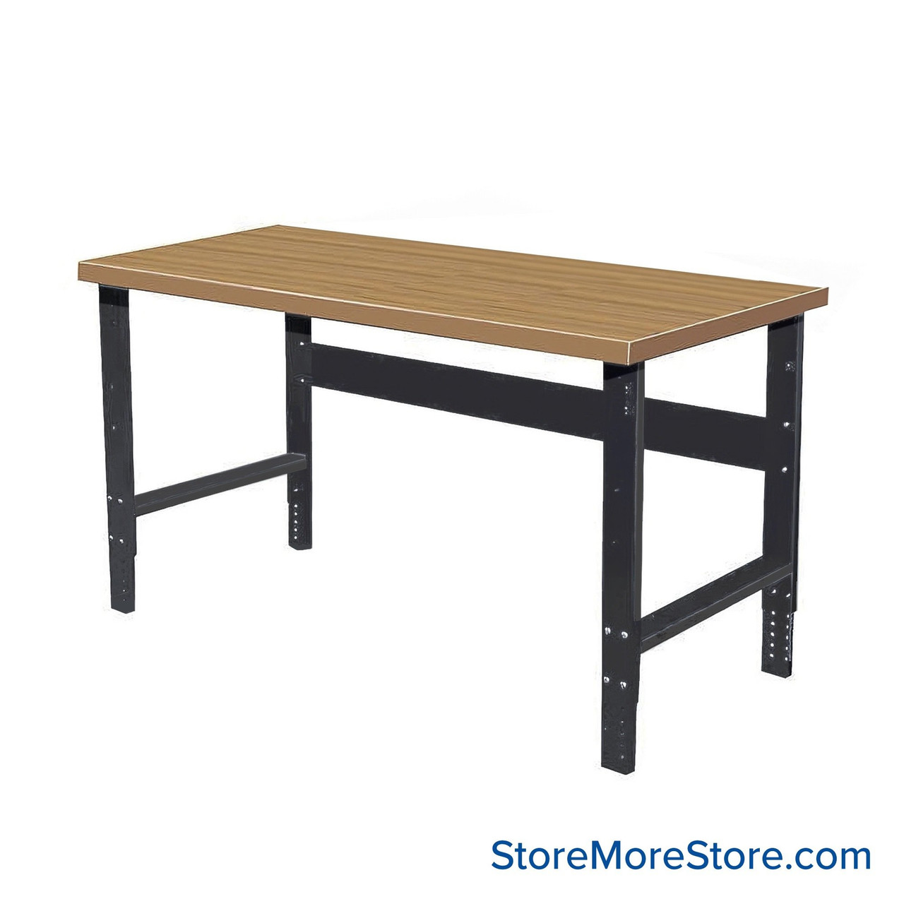 Industrial Workbenches, 72" W x 36" D, Maple