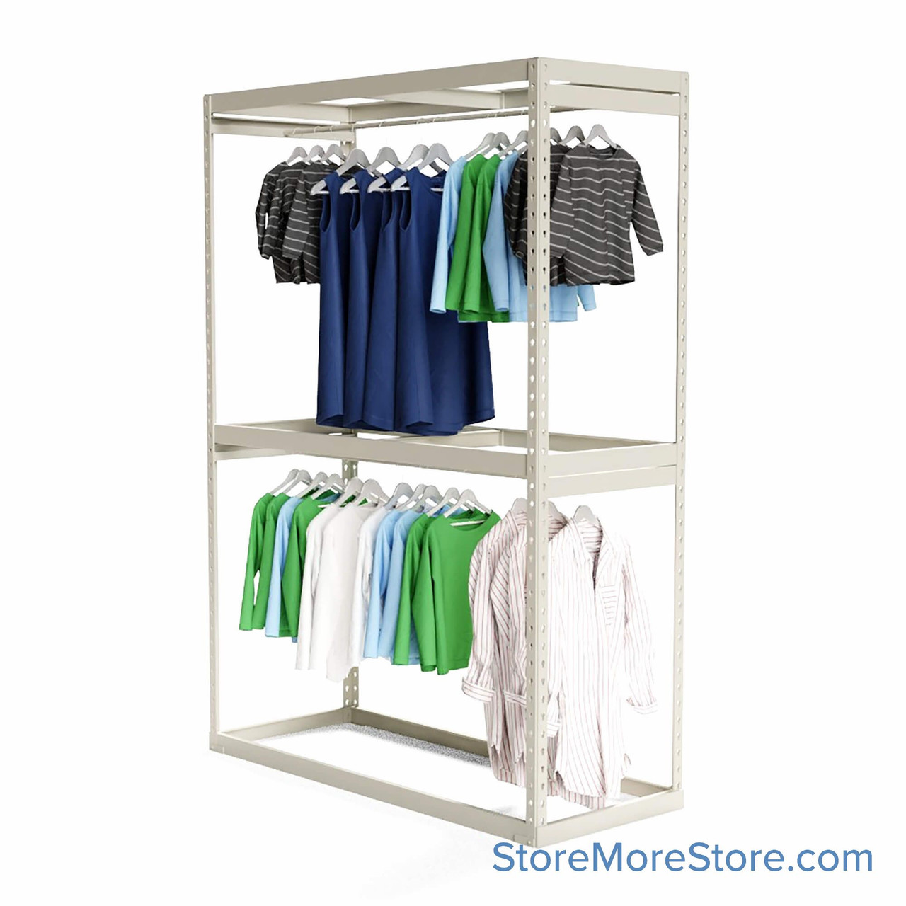 Garment Clothing Racks, 60" W x 24" D x 84" H