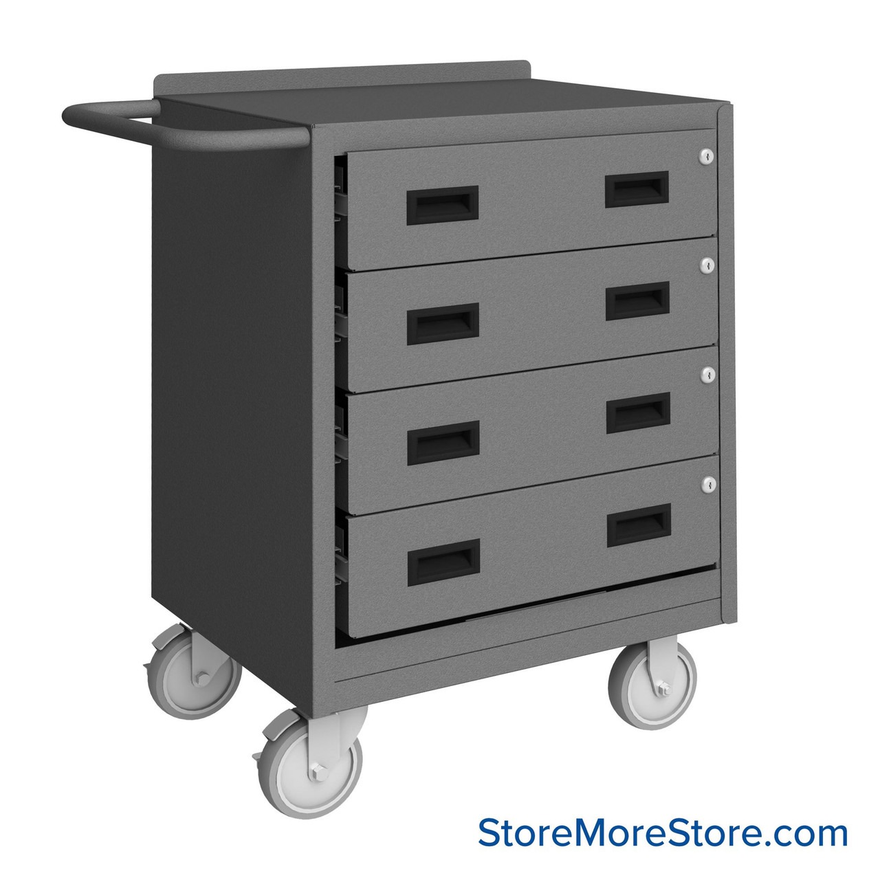 Bench Cart, 36" Wide, 4 Drawers