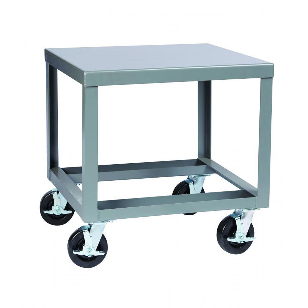 Industrial Machine Table, 30" W x 48" D x 36" H, 1 Shelf, Includes Casters