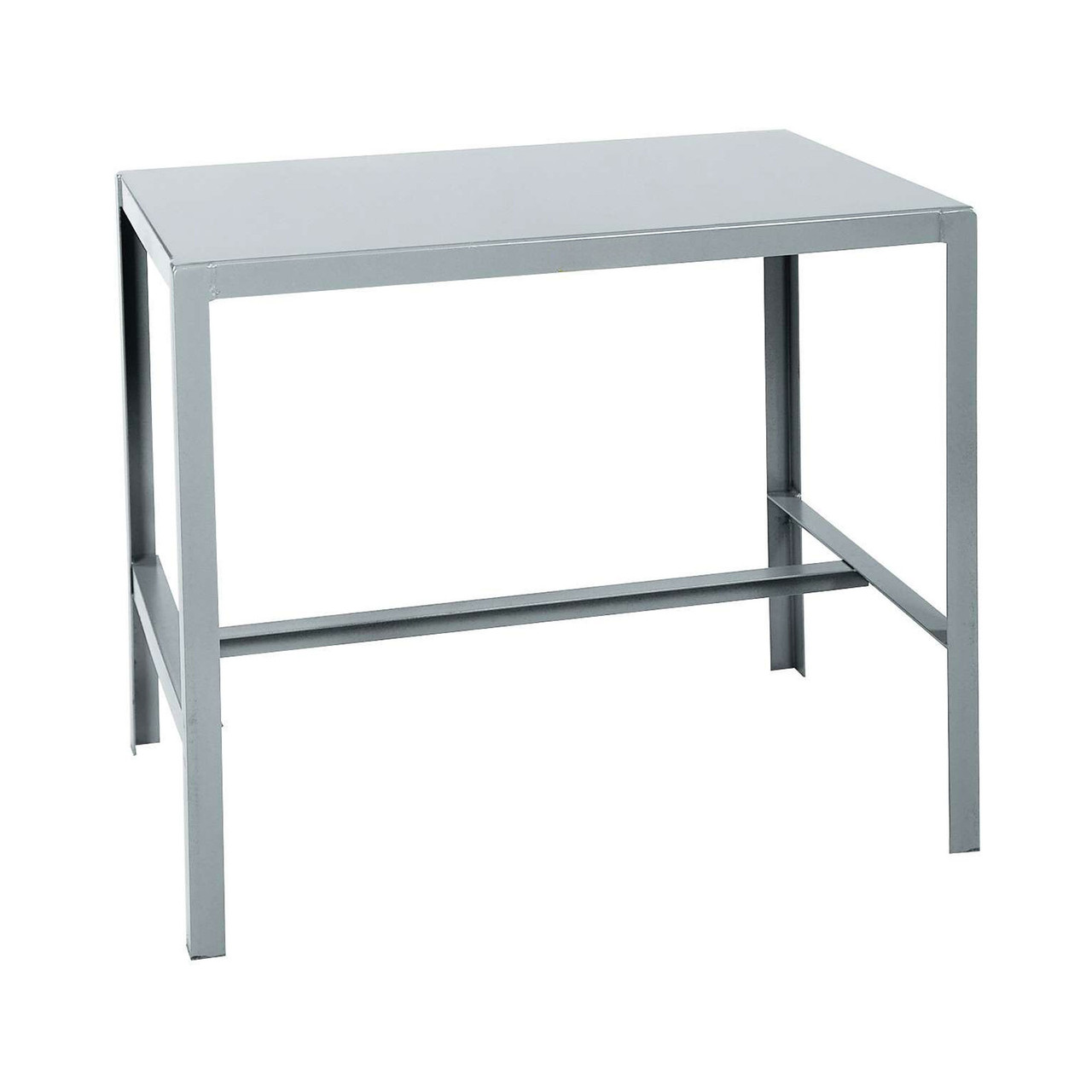 Industrial Machine Table, 24" W x 48" D x 36" H, 2 Shelves