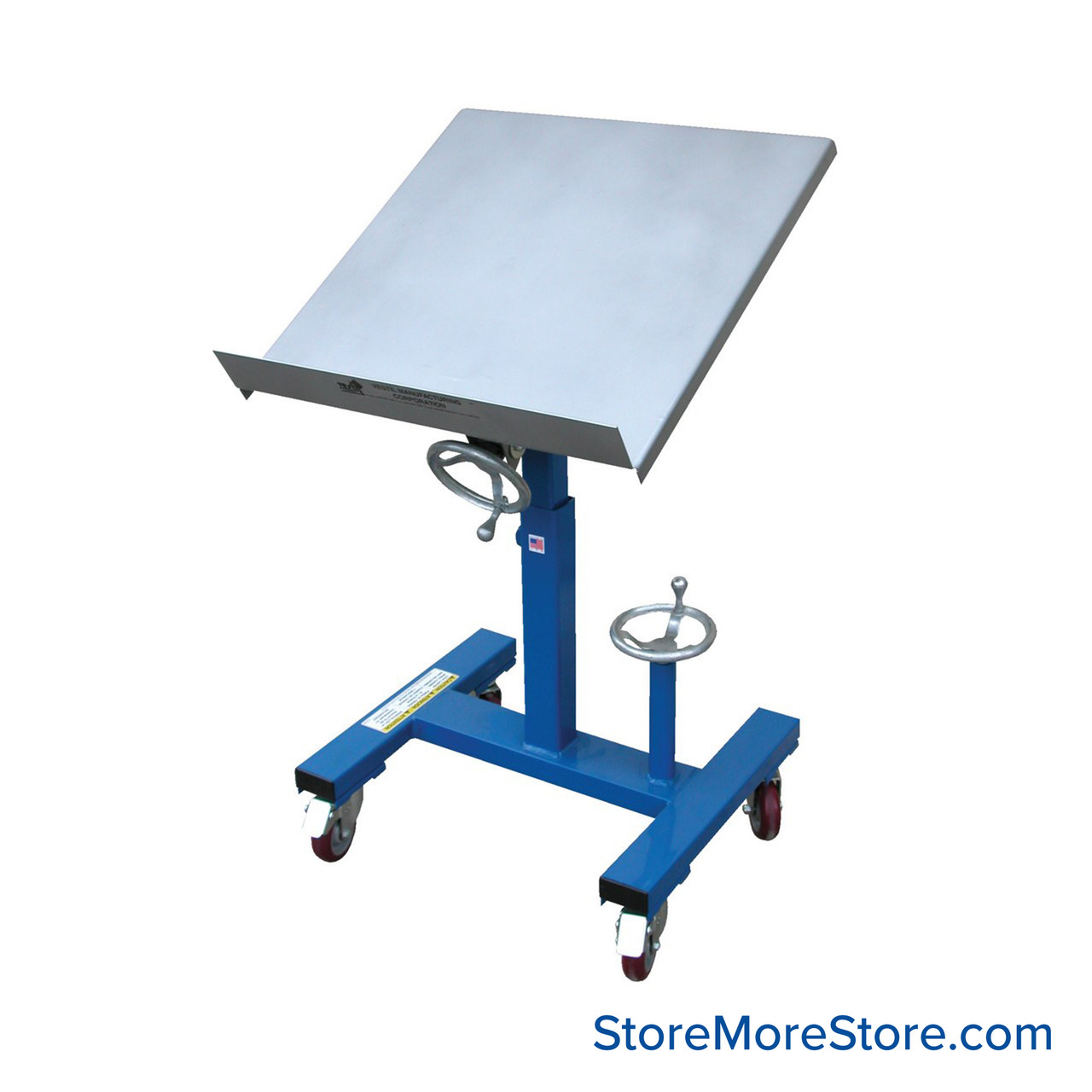 Tilting Work Table, 24" W x 24" D x 31.75" H