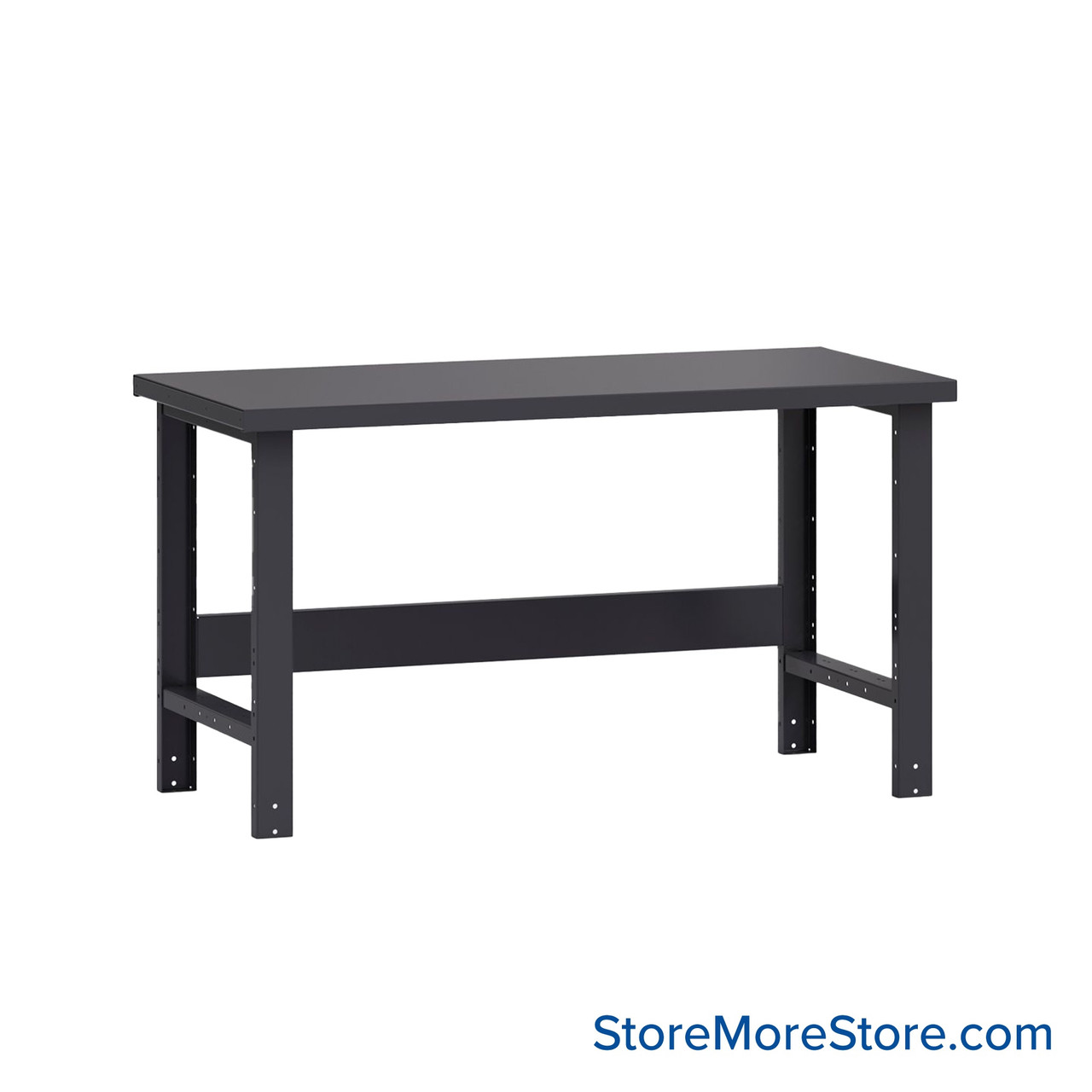 Mobile Workbench, 60" W x 30" D x 34" H, Workbench w/o Shelf, Steel