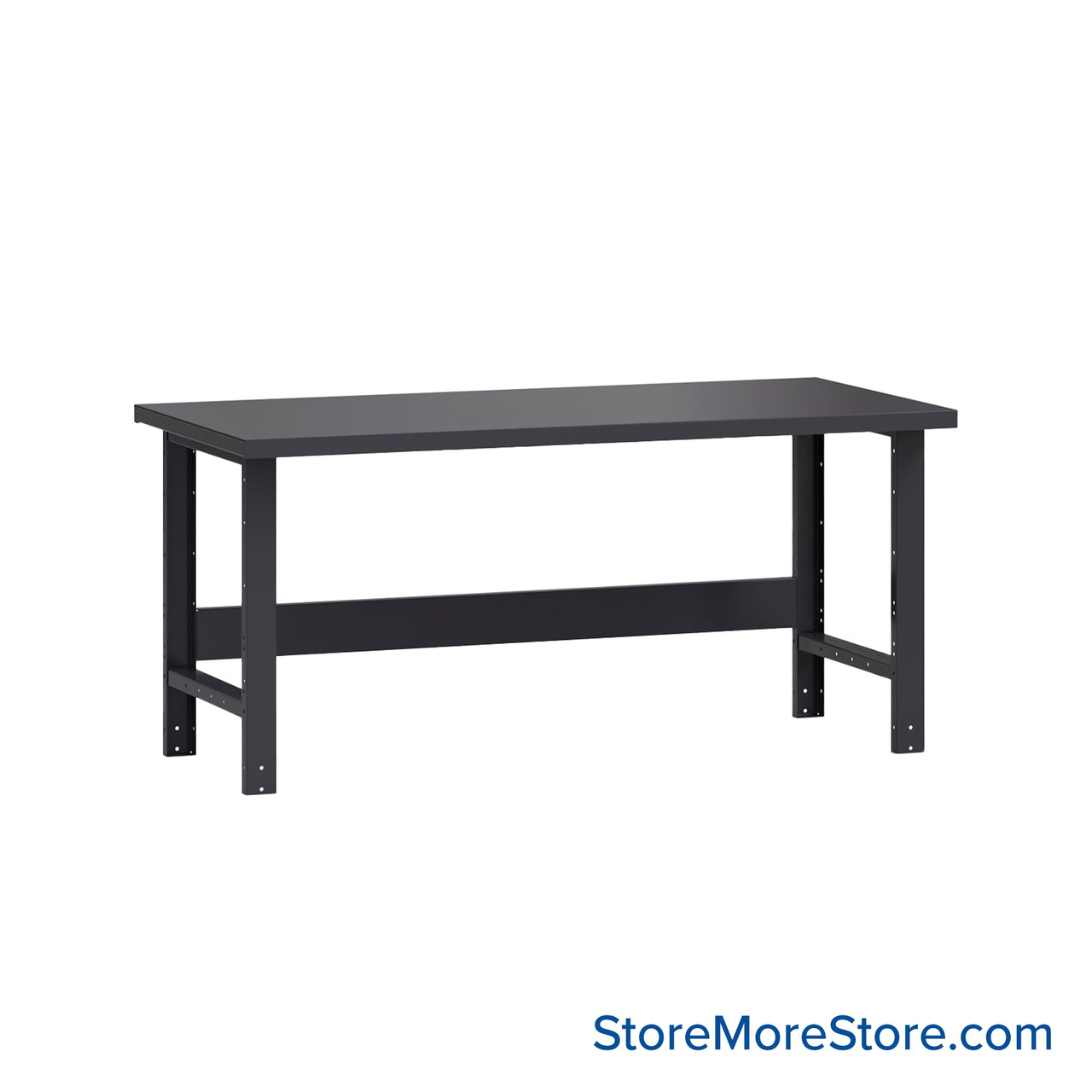 Mobile Workbench, 72" W x 36" D x 34" H, Workbench w/o Shelf, Steel