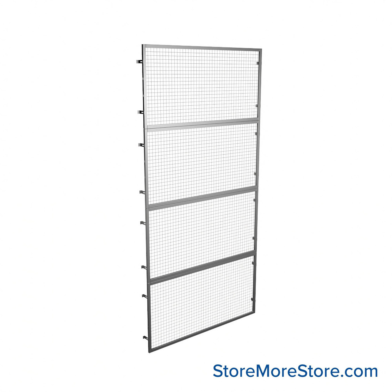Pallet Rack Backing, 96" W x 192" H, Flush Mount Brackets