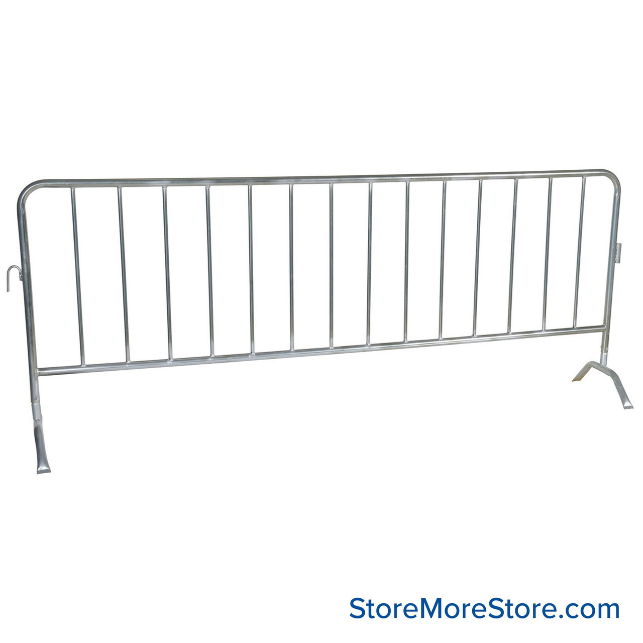 Crowd Control Barrier, 101.25" W x 39.25" H, Light Duty