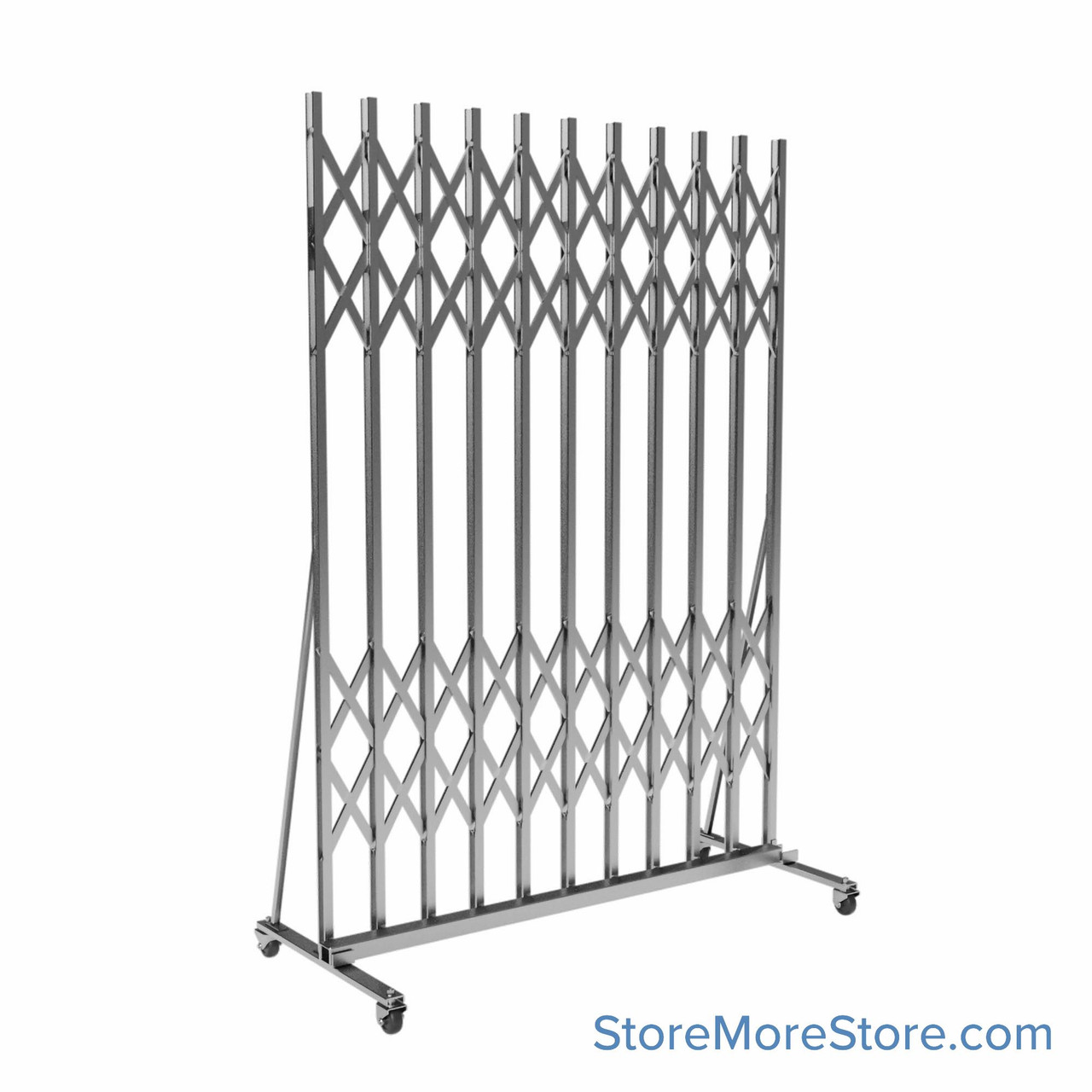 Portable Folding Security Gate, 216" Wide