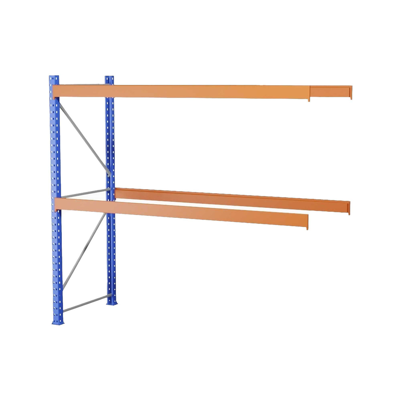 Heavy-Duty Pallet Rack Add-On Unit - 8' W x 3' D x 8' H