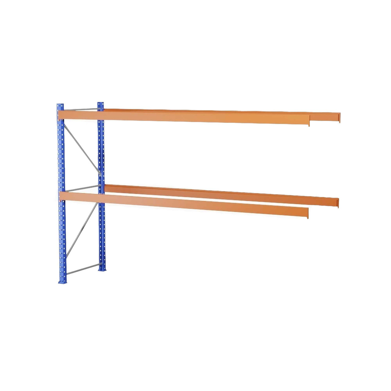 Heavy-Duty Pallet Rack Add-On Unit - 12' W x 3' 6" D x 8' H