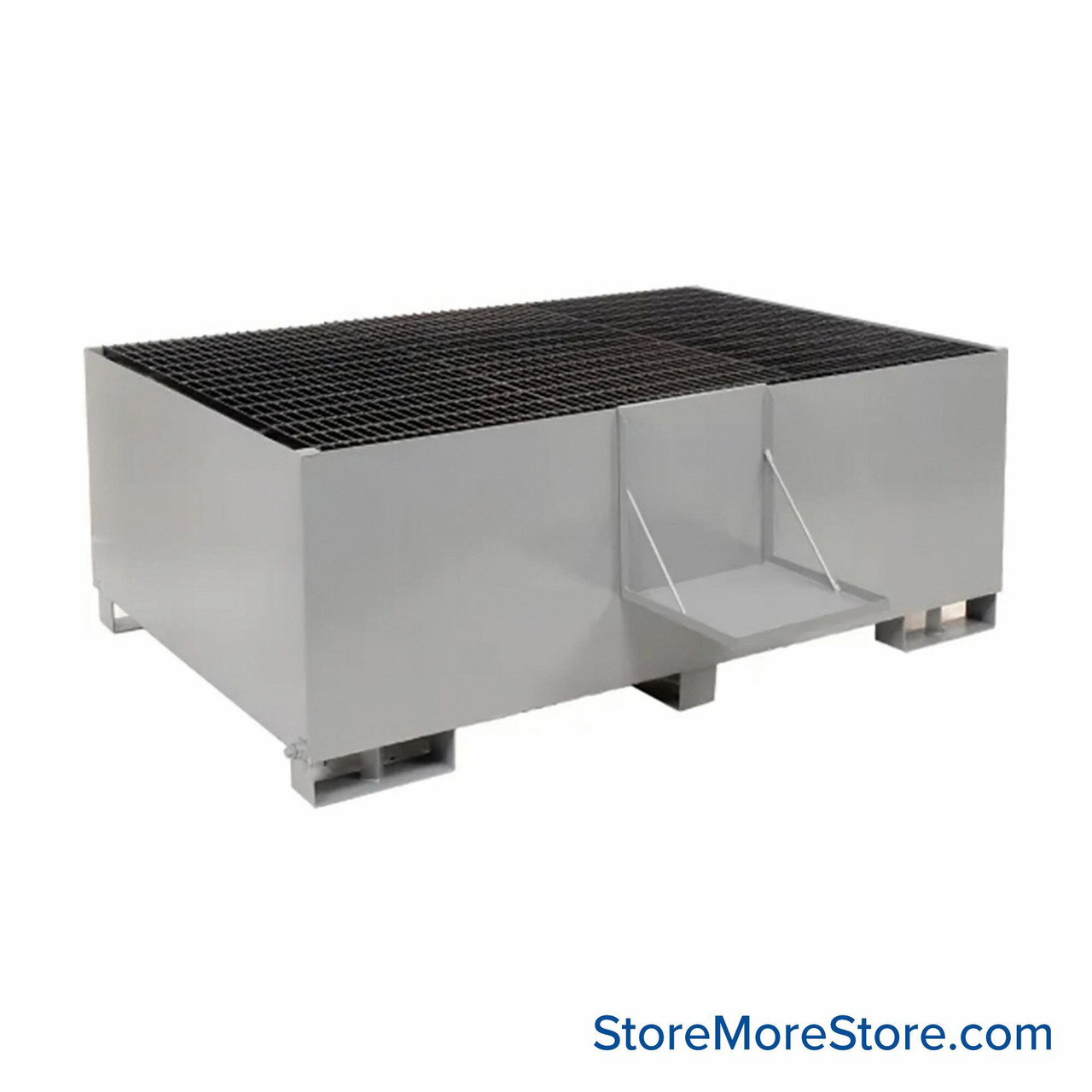 Spill Containment Products, 51" W x 76" D x 29" H, One Sump Area/Fork Lift Ready