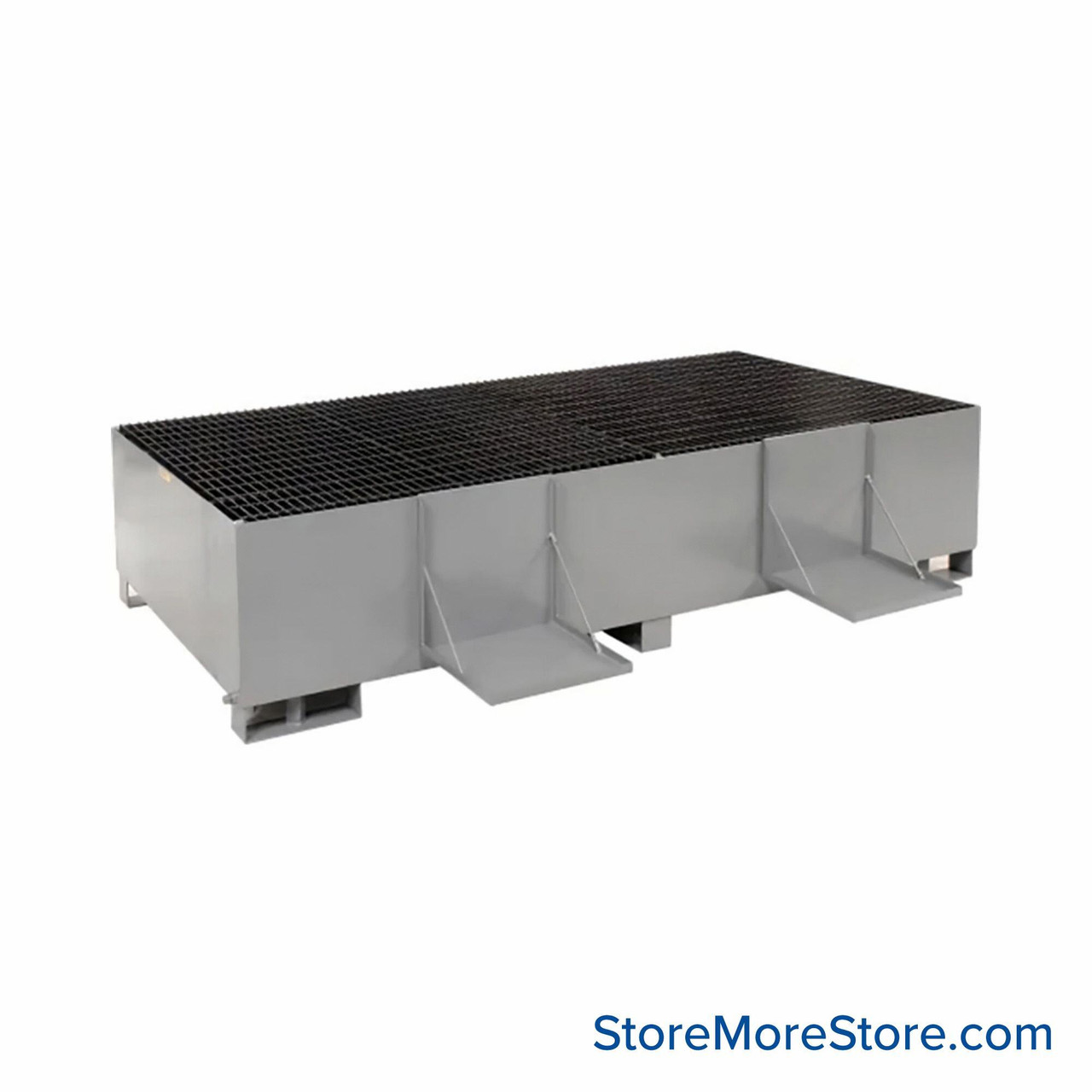 Spill Containment Products, 51" W x 99" D x 23" H, Two Sump Areas/ Fork Lift Ready