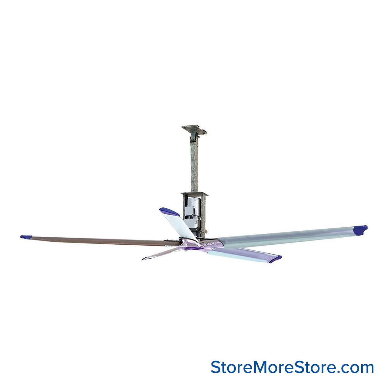 Large Industrial Ceiling Fans, 288" W x 288" D, 5 Blades