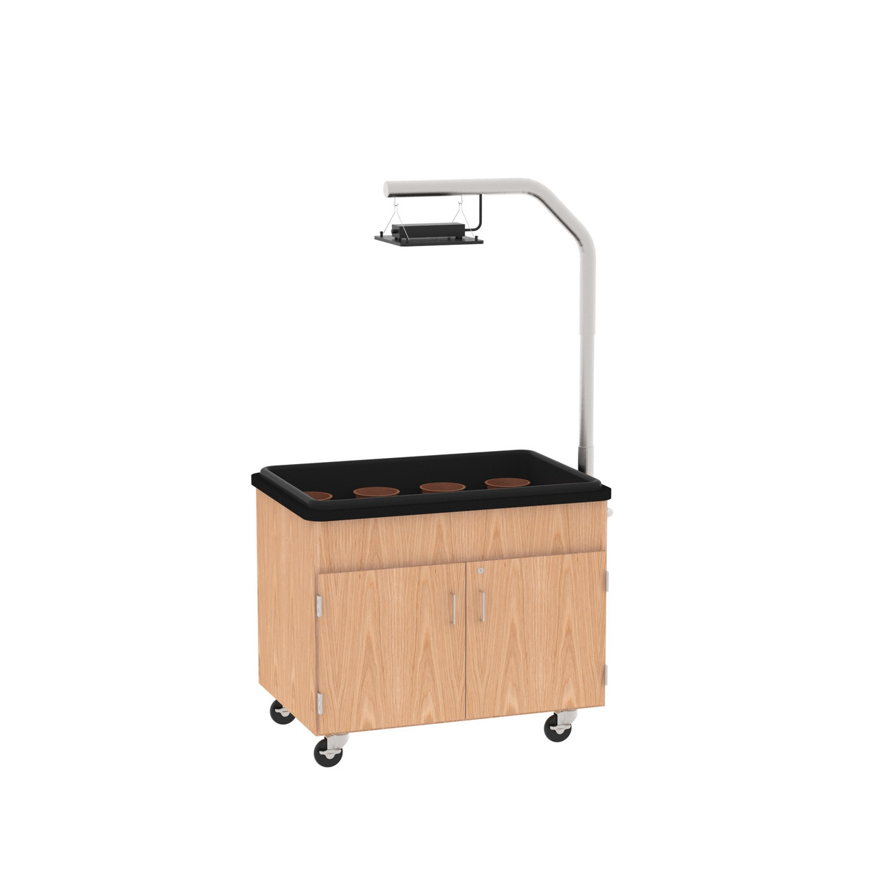 Hydroponic Growing System with Light and Locking Cabinet - HGCKS
