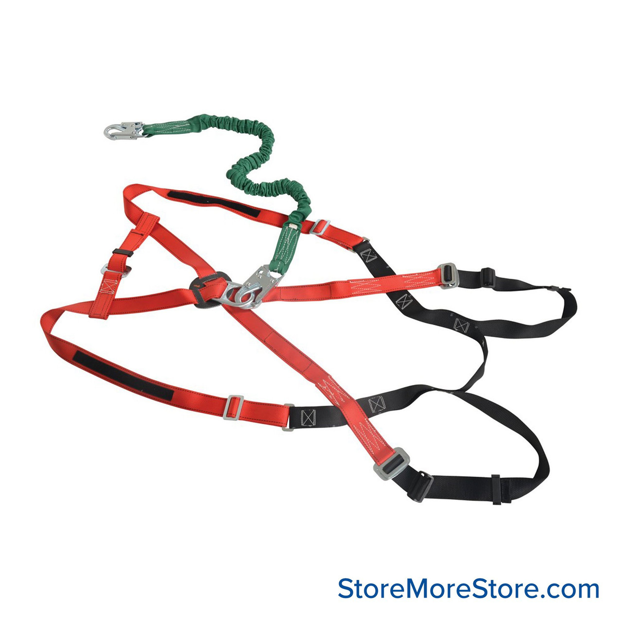 Fall Protection Safety Harness, XXXL Size