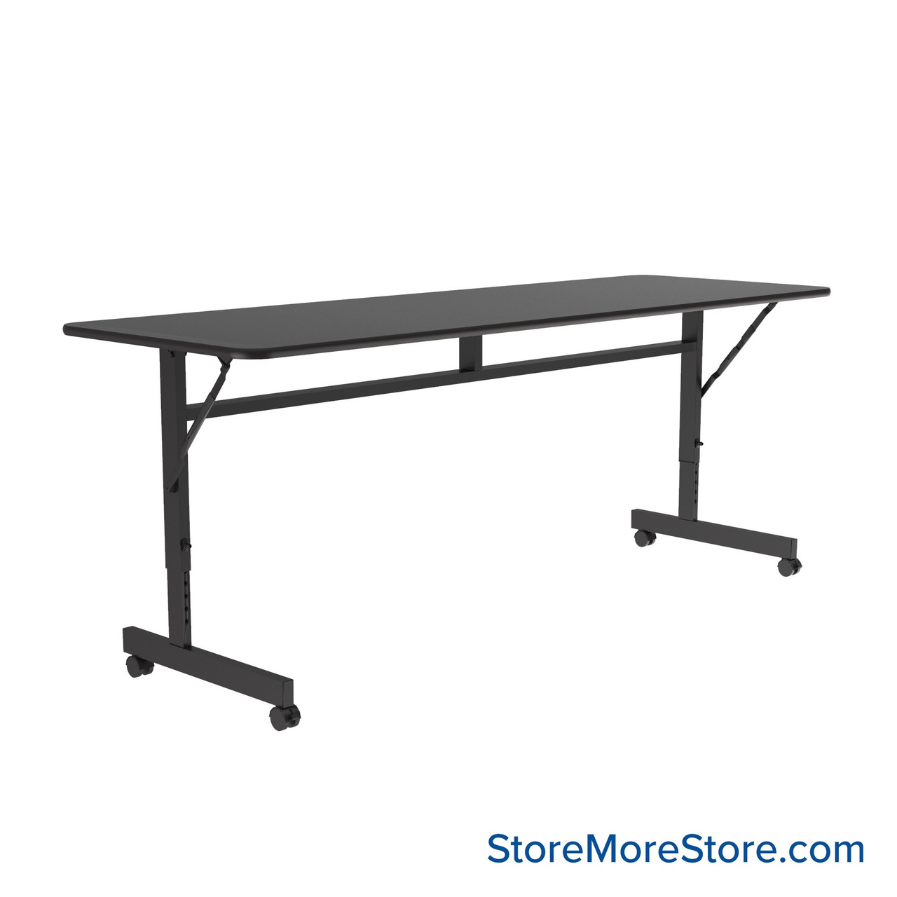Flip Top Training Room Tables, 60" Wide, Rectangular