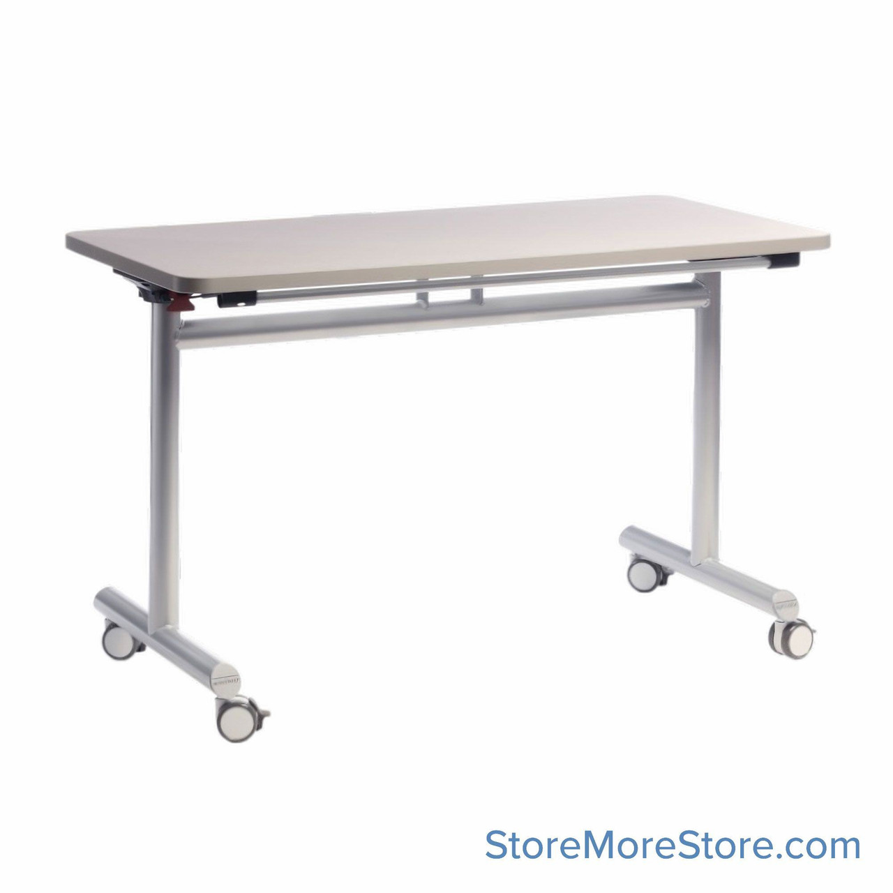 Mobile Flip Top Table, 24" Deep