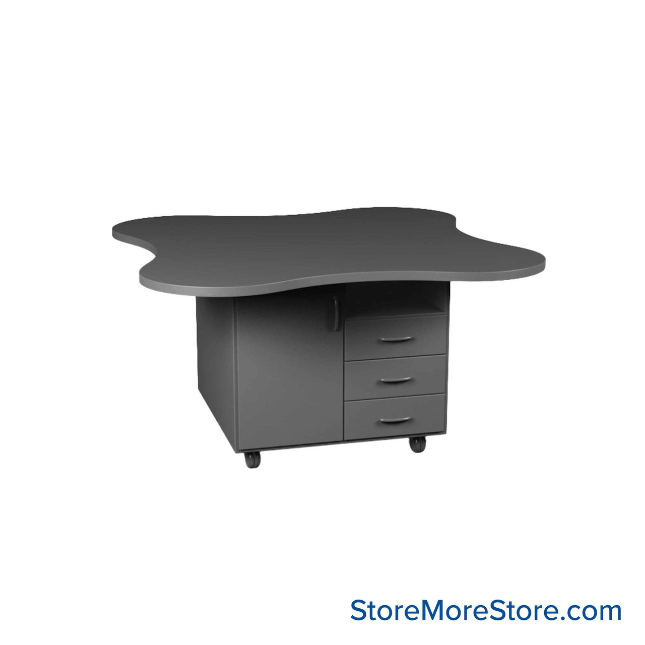 Work Island 54''W x 54''D x 36''H - CS3D-C545436CL
